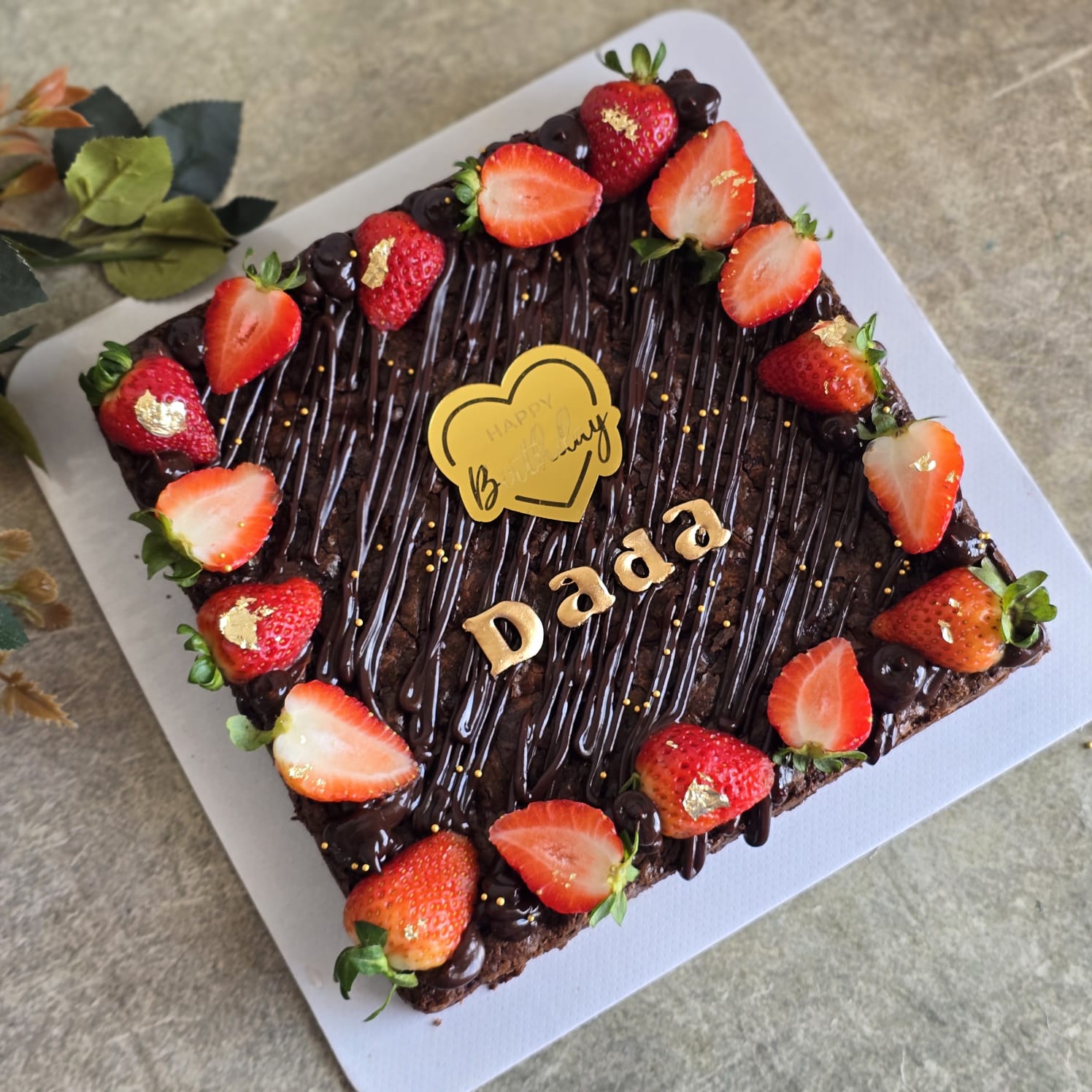 Strawberry Brownies…