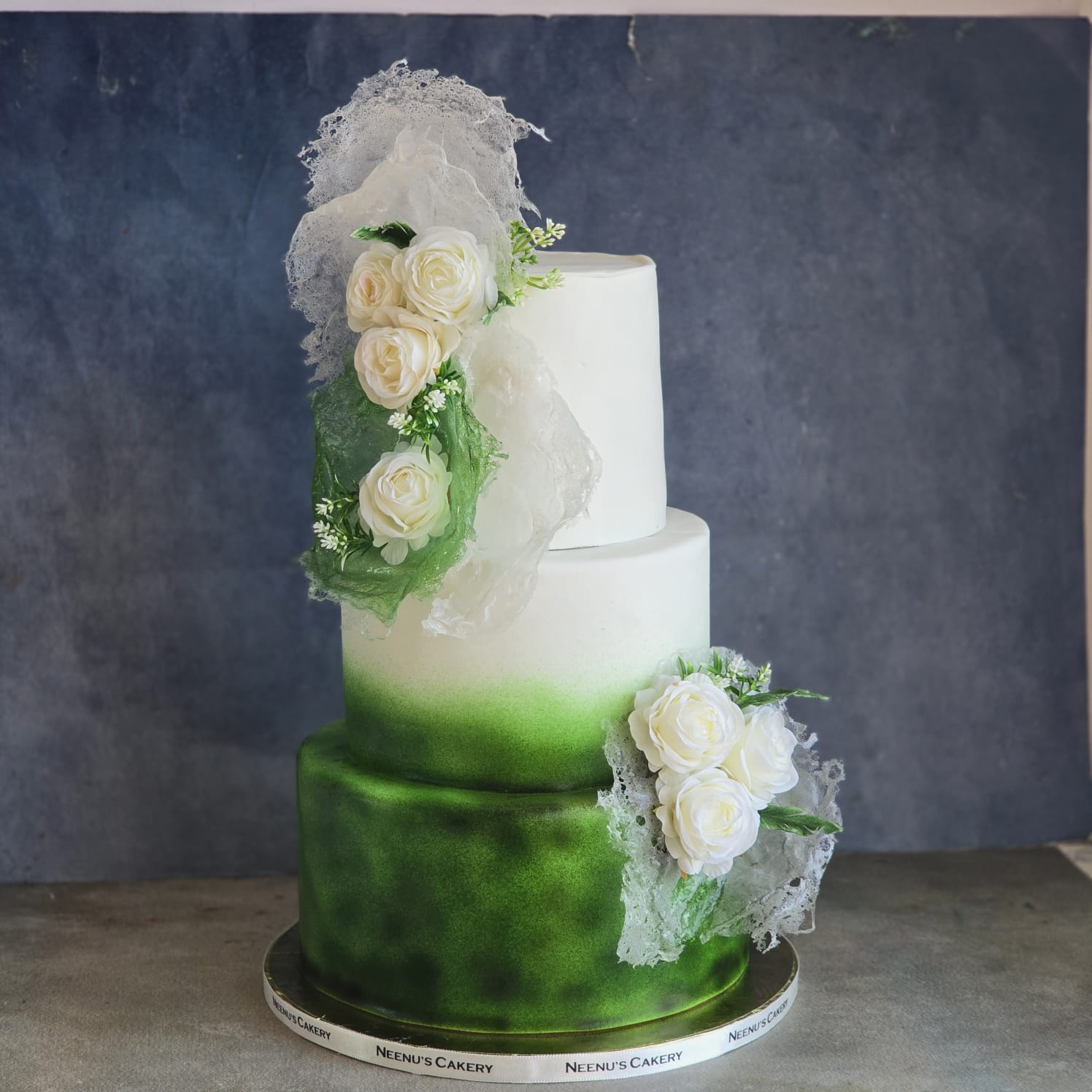 Green and white